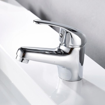 Смеситель для умывальника, Смеситель для умывальника, НИЗКИЙ, ХРОМ, СТОЯЩИЙ, МАЛЕНЬКИЙ