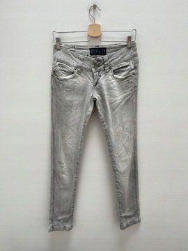 BERSHKA * spodnie jeans rurki skinny 36 S