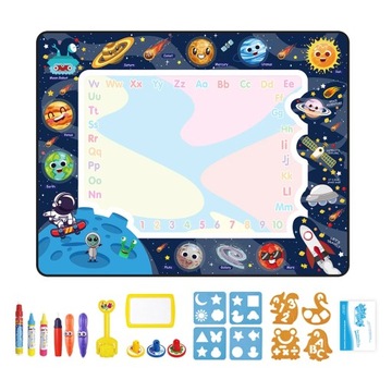 Kids Water Doodle Mat Dinosaur Style Drawing Mat Educational Toys Coloring