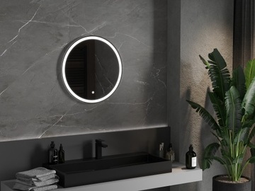 ЗЕРКАЛО MEXEN GOBI СО СВЕТОДИОДНОЙ ПОДСВЕТКОЙ, КРУГЛОЕ 60 СМ