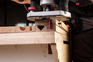 Фреза прямая с нижним подшипником, длинная, хвостовик 8 мм.