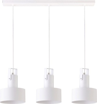 SIGMA Nowoczesna lampa LED RIF PLUS 3 lampa wisząca BIAŁY LED