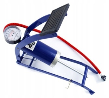 НАСОС ДЛЯ АВТОМОБИЛЬНЫХ КОЛЕС СИНИЙ МЕТАЛЛ FV E7D27