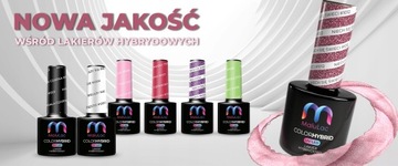 Zestaw do hybryd 4x lakier MaluLac lampa frezarka