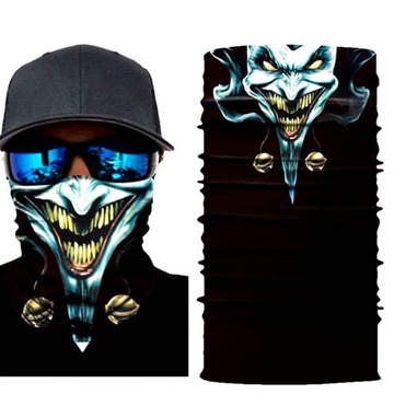 MASKA CHUSTA BANDANA MASK JOKER HORROR CLOWN R8