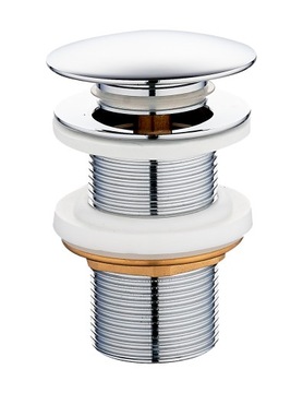 Korek klik klak AP004 chrom bez przelewu fi 66mm spust Batmix