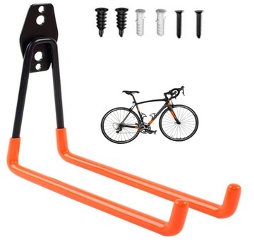 Крючок, настенный держатель, металлическая вешалка для велосипедов для двойной стены гаража