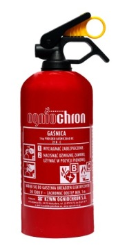 NIEZASTĄPIONA GAŚNICA SAMOCHODOWA PROSZKOWA - 1 kg