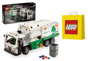 LEGO Technic Mack LR Elektryczna śmieciarka 42167 + torebka prezentowa
