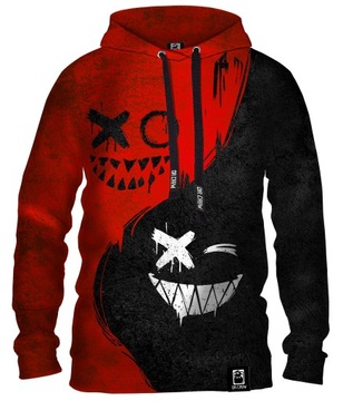 Męska Bluza z kapturem Tic Tac Toe 4XL DR.CROW