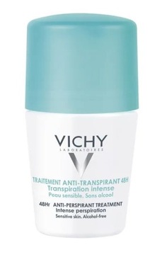 VICHY DEZODORANT ANTYPERSPIRANT 48h ZIELONA KULKA skóra wrażliwa 50ml