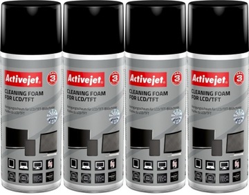 Pianka do czyszczenia matryc LCD/TFT Activejet AOC-105 400ml x4