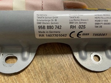 AIRBAG ZÁVĚS PRAVÁ PORSCHE MACAN OE 95B 880 742