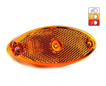 Lampa Obrysowa obrysówka LED BOCZNA ŻÓŁTA