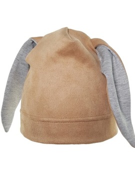 REWELACYJNA CZAPKA ZAJĄC DŁUGIE USZY CZAPECZKA WIOSNA JESIEŃ 0-6 LAT 3WZORY