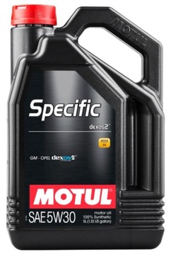 MOTUL OLEJ 5W30 SPECIFIC DEXOS2 GM OPEL SAAB 5L