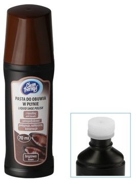 PASTA FARBA DO OBUWIA BUTÓW W PŁYNIE 70ml BRĄZOWA