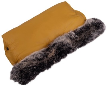 MUFKA Z FUTERKIEM RĘKAWICA DO WÓZKA SANEK FLUFFY