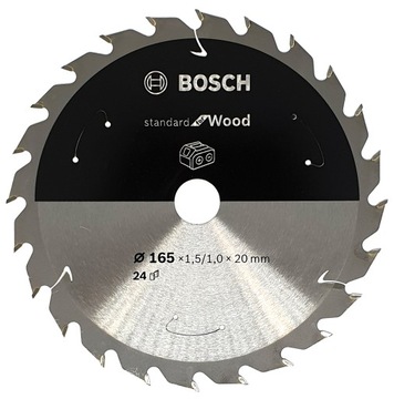 BOSCH Tarcza piła widiowa drewna 165 24 do AKU