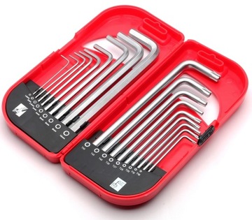 ZESTAW 18 KLUCZY IMBUSOWYCH TORX PRO ZK006
