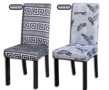 ПОКРЫТИЕ НА СТУЛ, СЕРЫЙ, ЭЛАСТИЧНЫЙ ВЕЛЮР УЗОРЫ
