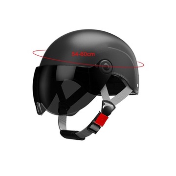 Kask motocyklowy Regulowany kask rowerowy dla dorosłych Mężczyźni Kobiety Czarny