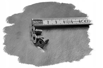 M4x10 ŚRUBA STOŻKOWA IMBUS AMPULOWA NIERDZEWNA A2 7991 (50)