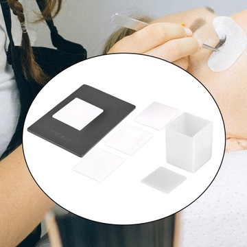 Taca do przedłużania rzęs Lash Holder Lashes Fałszywe rzęsy do rzęs szara