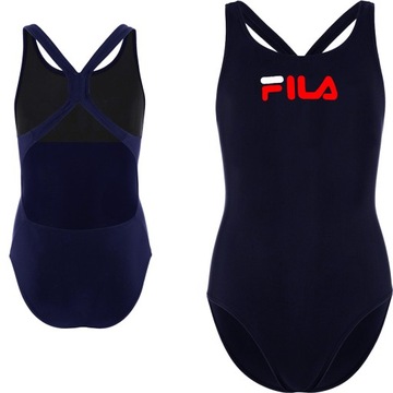 Fila Kostium Strój Kąpielowy Granat UPF 50+ S 36