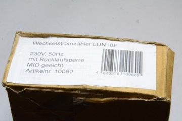 Цифровой счетчик электроэнергии LUNA LUN10F