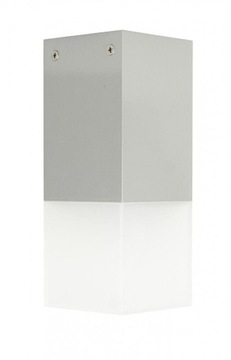 Lampa ogrodowa CUBE sufitowa plafon SUMA srebrny CBS AL