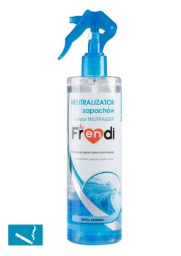 BE FRENDI Spray Neutralizator Zapachu Dymu Papierosowego Morska Bryza 400ml