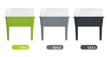 Респона плантатор Set Green Greenhouse Grey Stone