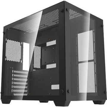 DARKFLASH C285 OBUDOWA KOMPUTEROWA ATX MIDI TOWER KOSTKA SZKŁO USB 3.0