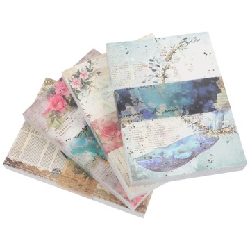 KSIĄŻKI PAPIEROWE SCRAPBOOKING 4 KSIĄŻKI