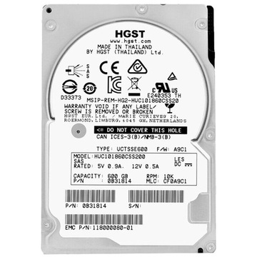 HGST HUC101860CSS200 600GB Sas3 10K 128Mb 2.5''