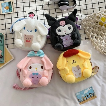 Kawaii Sanrio plecak Cinnamoroll moja melodia Kuromi Pompompurin