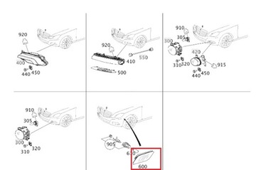 MERCEDES W212 SVĚTLO SMĚROVKA PŘEDNÍ PRAVÁ OE
