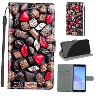 Magnet Leather Flip Cover Case for Huawei Y6 2018 / Honor 7A [DK266]