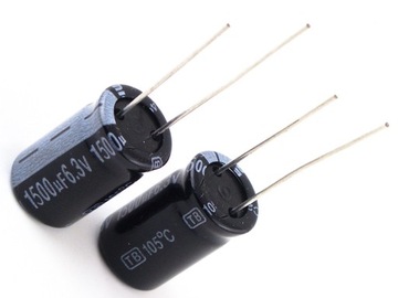 KONDENSATOR 1500uF / 6.3V 10x16 LOW ESR - 2 SZTUKI