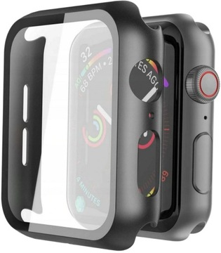 ETUI + SZKŁO DO APPLE WATCH 4/5/6/SE 44MM |NAKŁADKA OBUDOWA| SUPER KOLORY