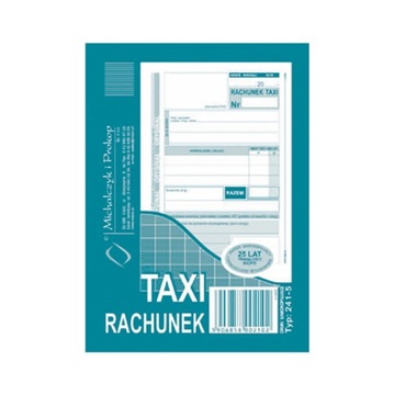 Druk RACHUNEK TAXI 241-5 A6 Michalczyk Dr23