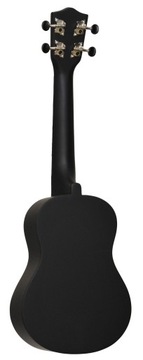 ДЕРЕВЯННАЯ КОНЦЕРТНАЯ УКУЛЕЛЕ РАДУГА ЧЕРНАЯ МАТОВАЯ