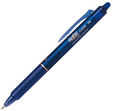 NIEBIESKIE PIÓRO kulkowe Automatyczne WKŁAD 1.0 PILOT Frixion Clicker ŁADNE