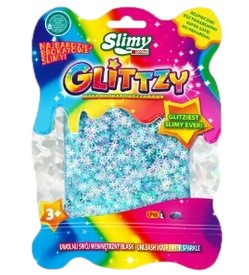 Slimy Glittzy Маса З блискітками Гри Сріблястий