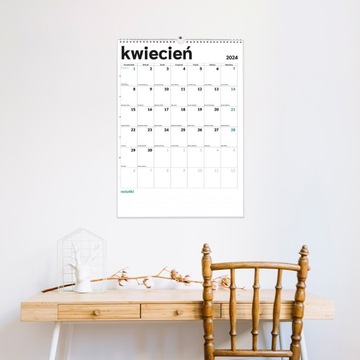 Настенный календарь на 2024 год А3 Minimalist Planner