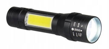 СУПЕРМОЩНЫЙ СВЕТОДИОДНЫЙ ФОНАРЬ COB ZOOM XML T6