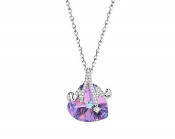 Naszyjnik Srebro 925 do Swarovski cyrkonie