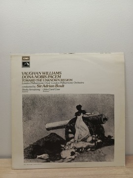 Vaughan Williams Adrian Boult Dona Nobis Pacem Toward The Unknown Region