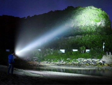 НАБОР 3 ТАКТИЧЕСКИХ ФОНАРА CREE XM-L T6 Q5 COB